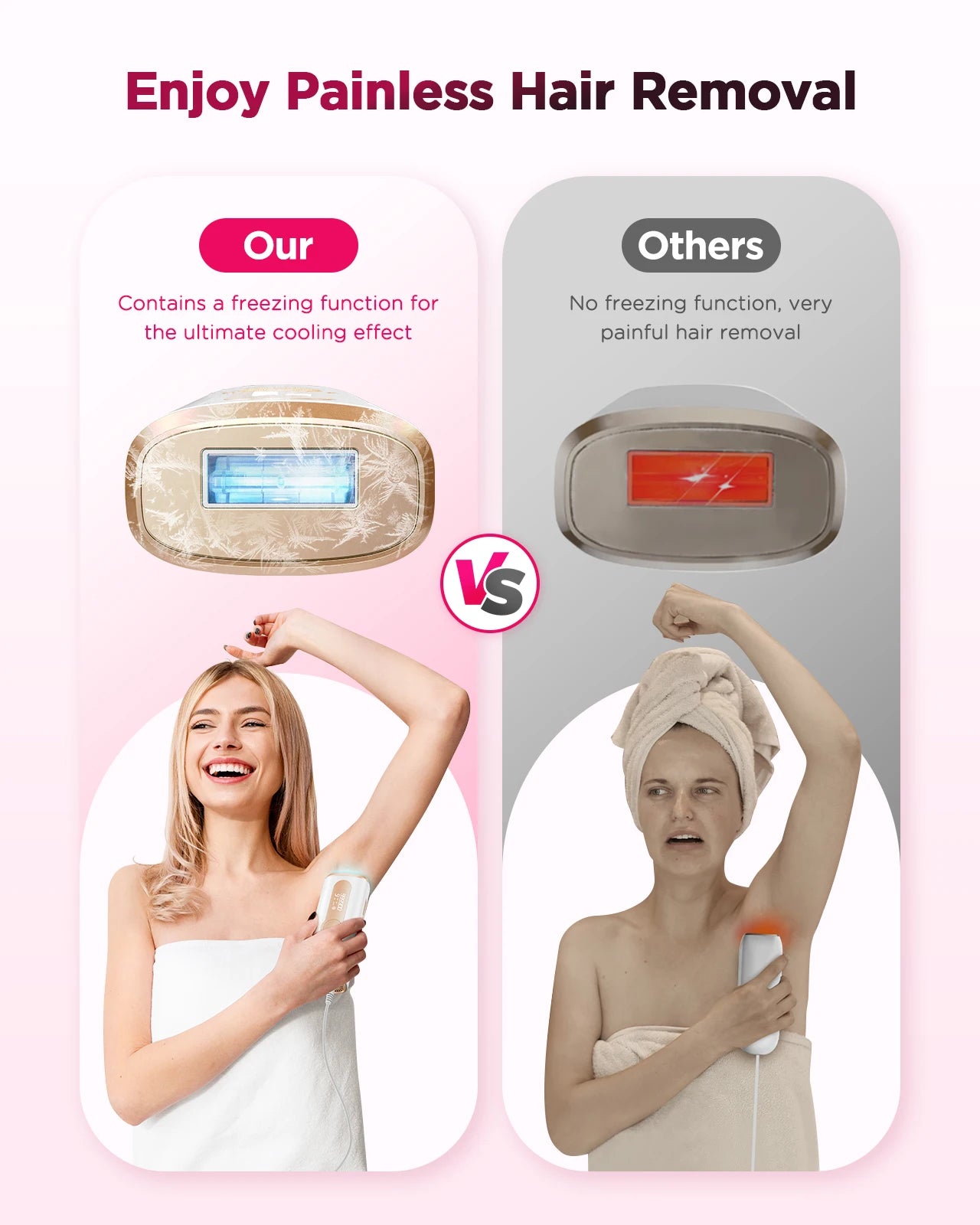 Totmizby IPL Laser Epilator Hair Removal For Body And Facial