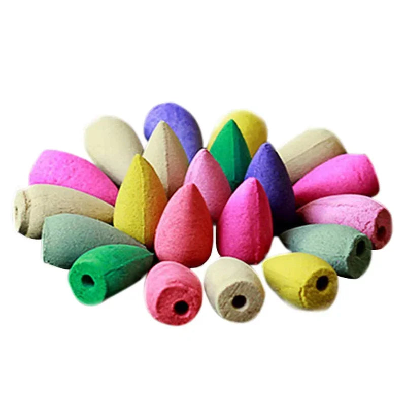 Backflow Incense Cones for Waterfall, Mixed Natural Scents