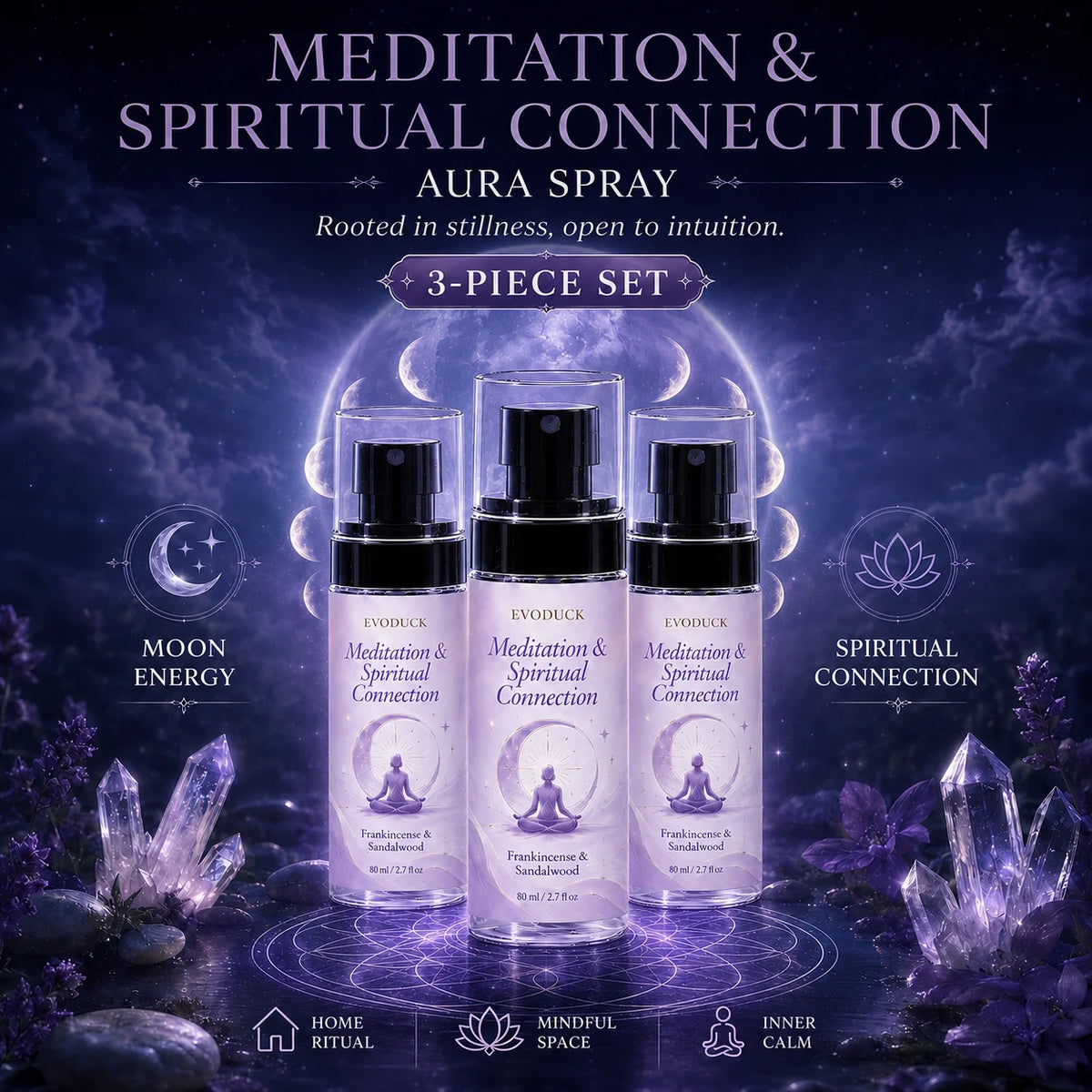 Frankincense Sandalwood Room Spray For Meditation And Spiritual Connection