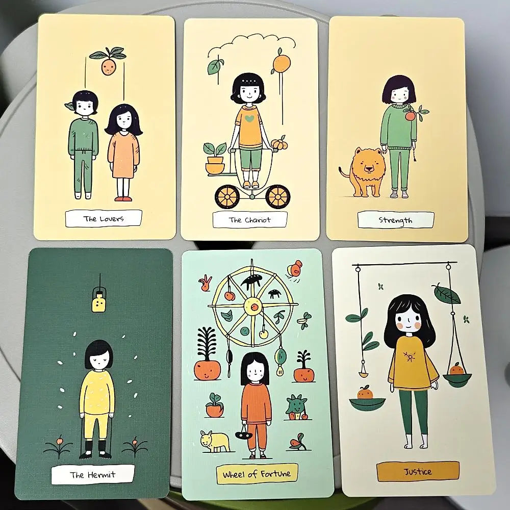 Quirky Boho Style Modern Witch Tarot Deck With Digital Guidebook