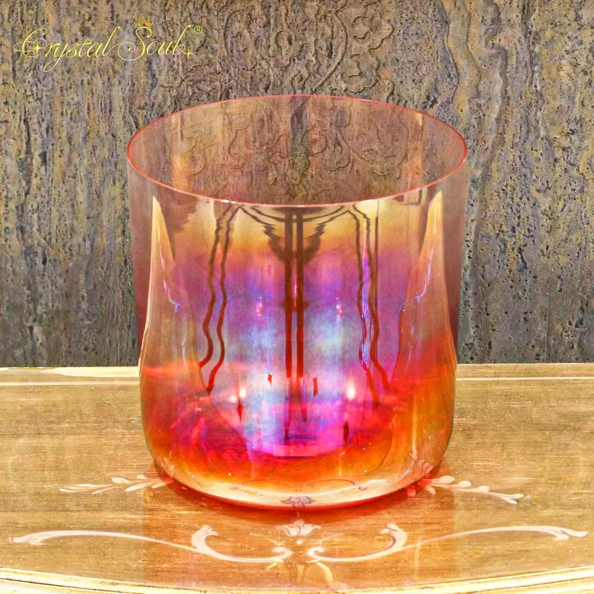 Crystal Soul Seven Chakra Crystal Singing Bowl Set For Meditation