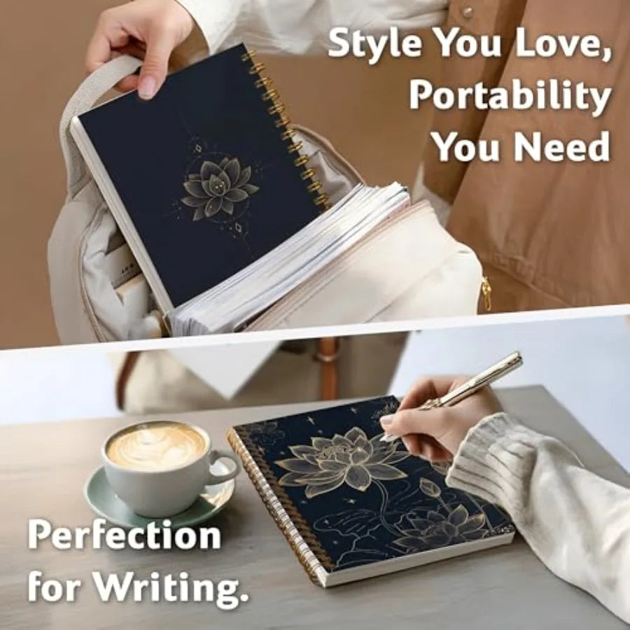 Lotus Meditation Journal For Mindfulness And Spiritual Inspiration