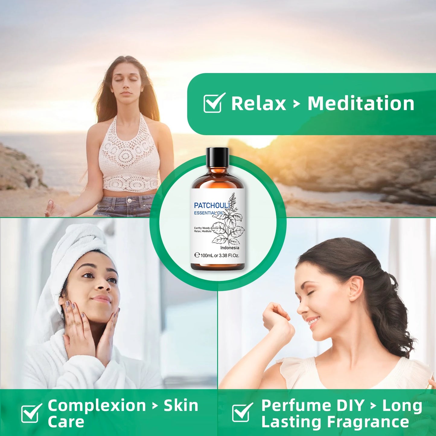 HIQILI Pure Essential Oil Mix for Diffuser Aromatherapy