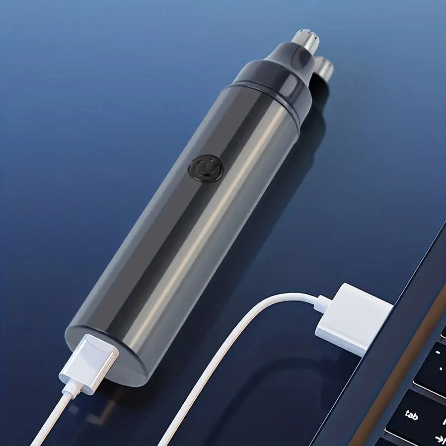 Rechargeable Nose Hair trimmer and Facial Hair remover for Men Nose Hair Shaver for nasal clearance - portable grooming tool