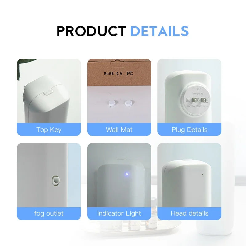 Namste Fragrance Diffuser Smart Bluetooth Wall Plug In 300m3 Coverage