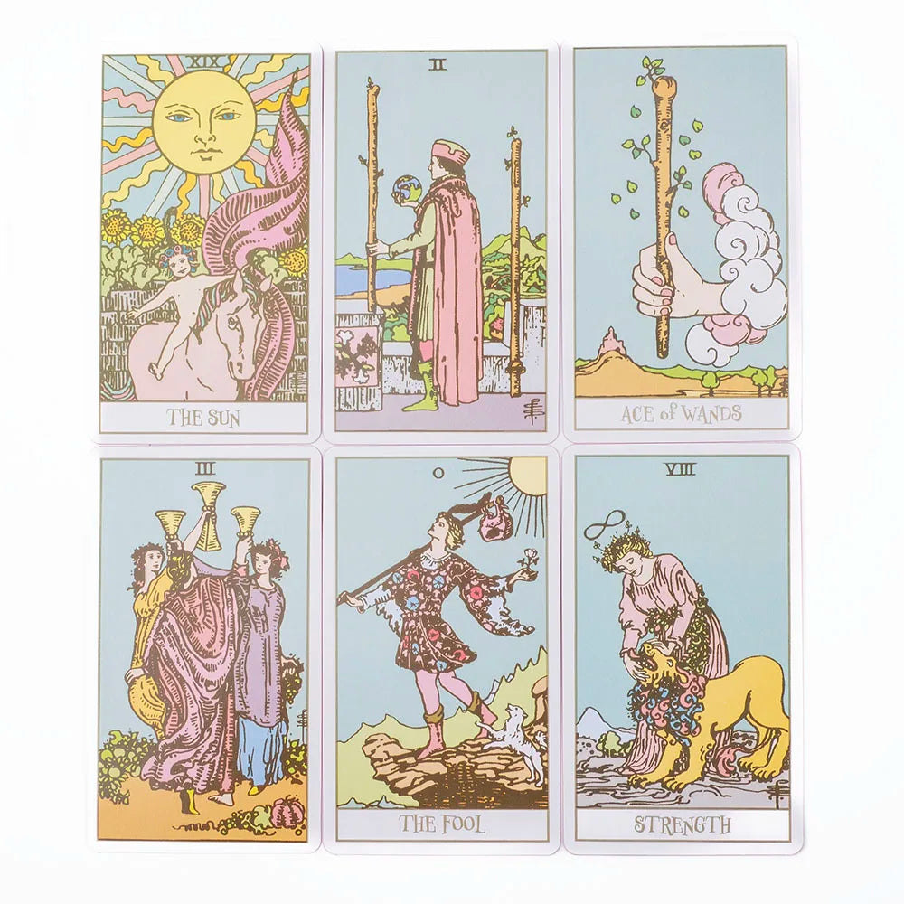 Tarot Card Deck With Guidebook 78 Cards English Version