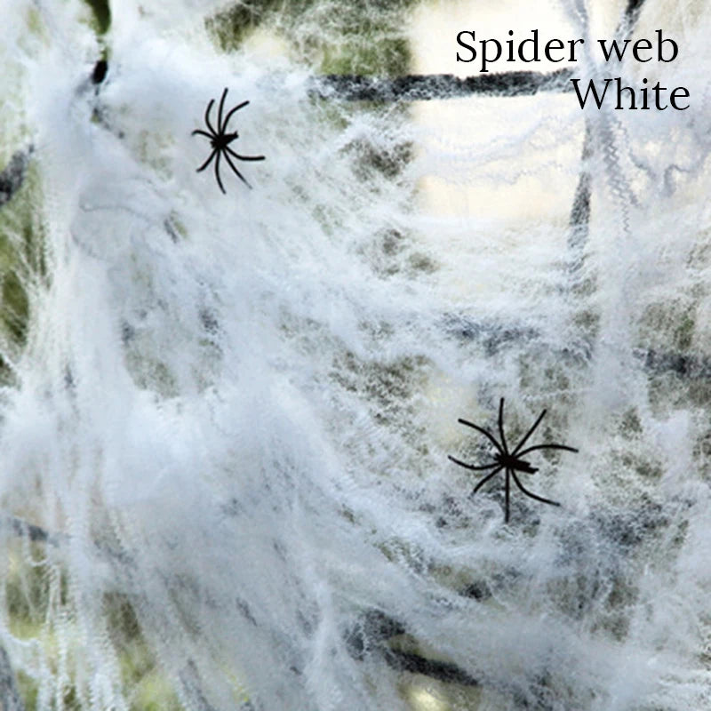 Artificial Spider Web Halloween Decoration For Haunted House Parties
