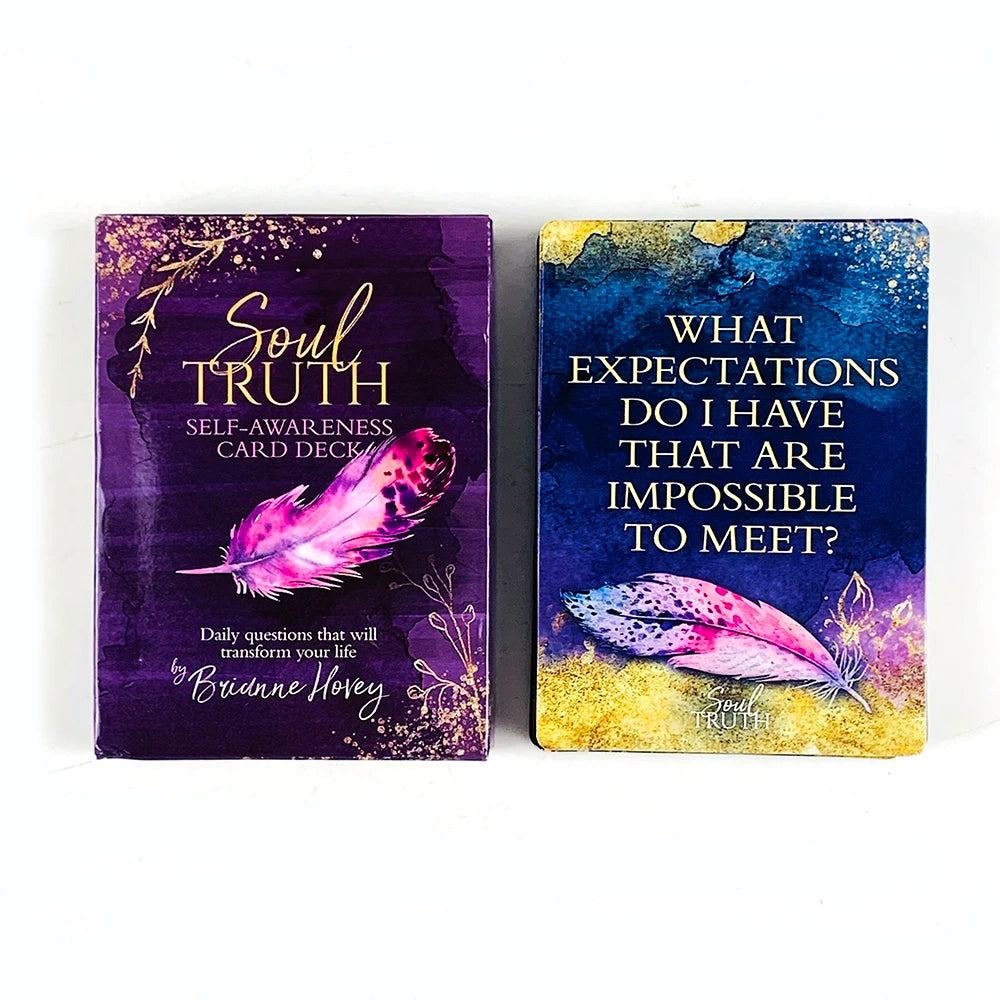 Soul Truth Self Awareness Oracle Cards Deck Daily Questions Transformation