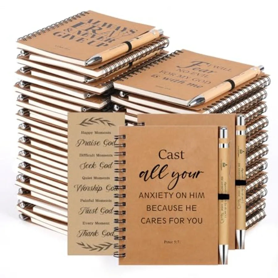 Mothers Day Christian Spiral Notebook With Bible Pen And Bookmark