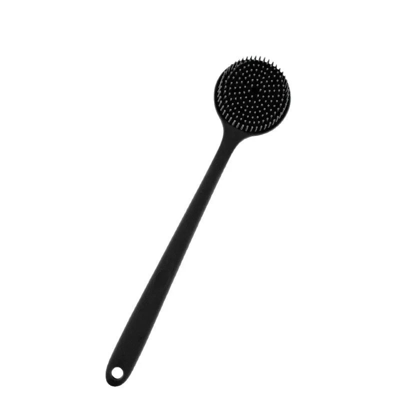 Bath Brush Set 4-Piece Soft Silicone Non-Slip Handle
