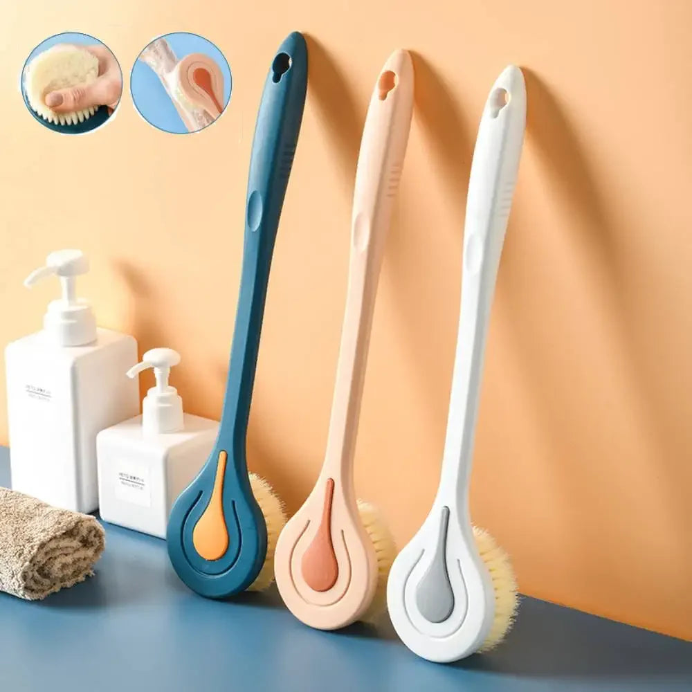 Long Handle Bath Brush Back Scrubber For Shower And Massage