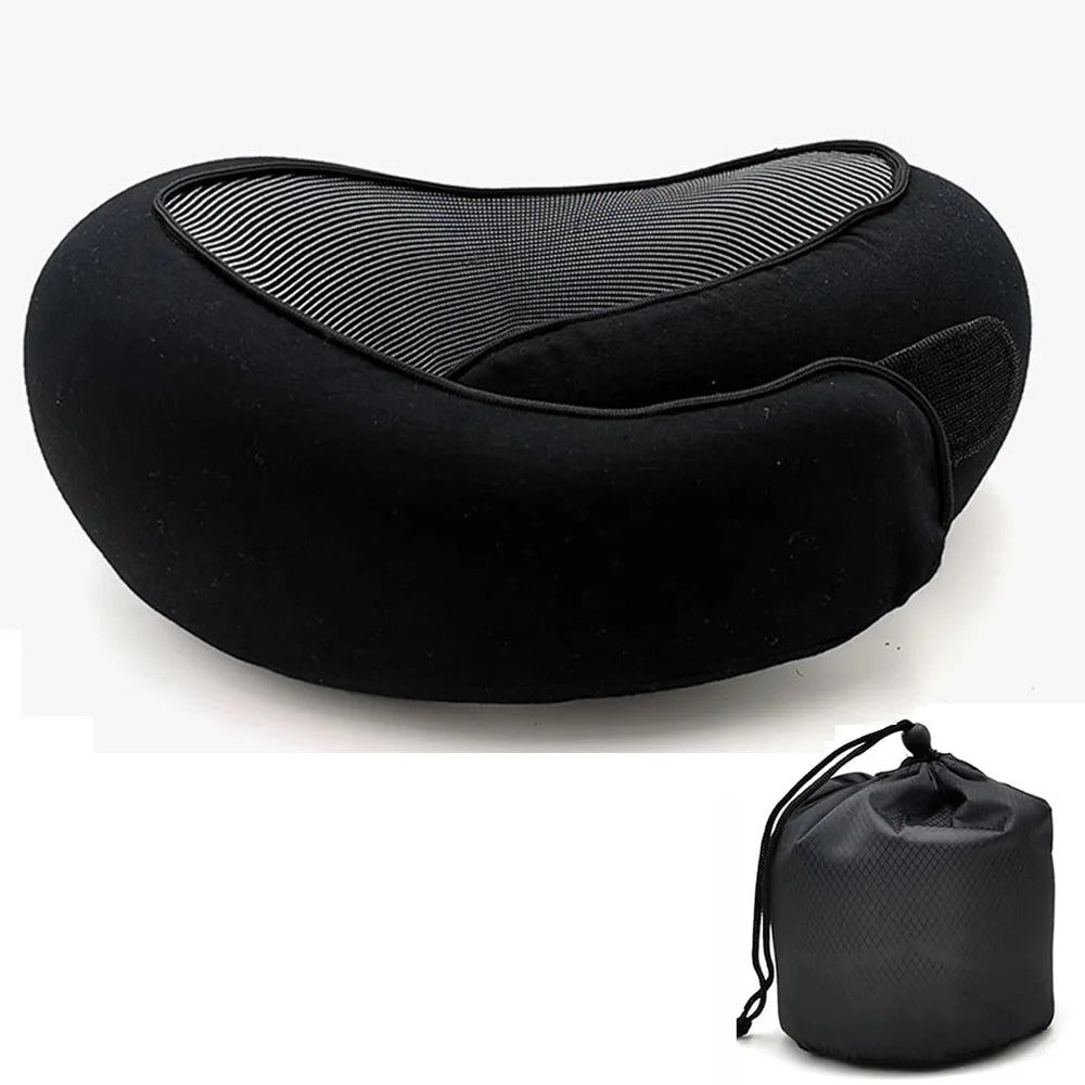 Snail Style Memory Foam Travel Neck Pillow U Shaped Support
