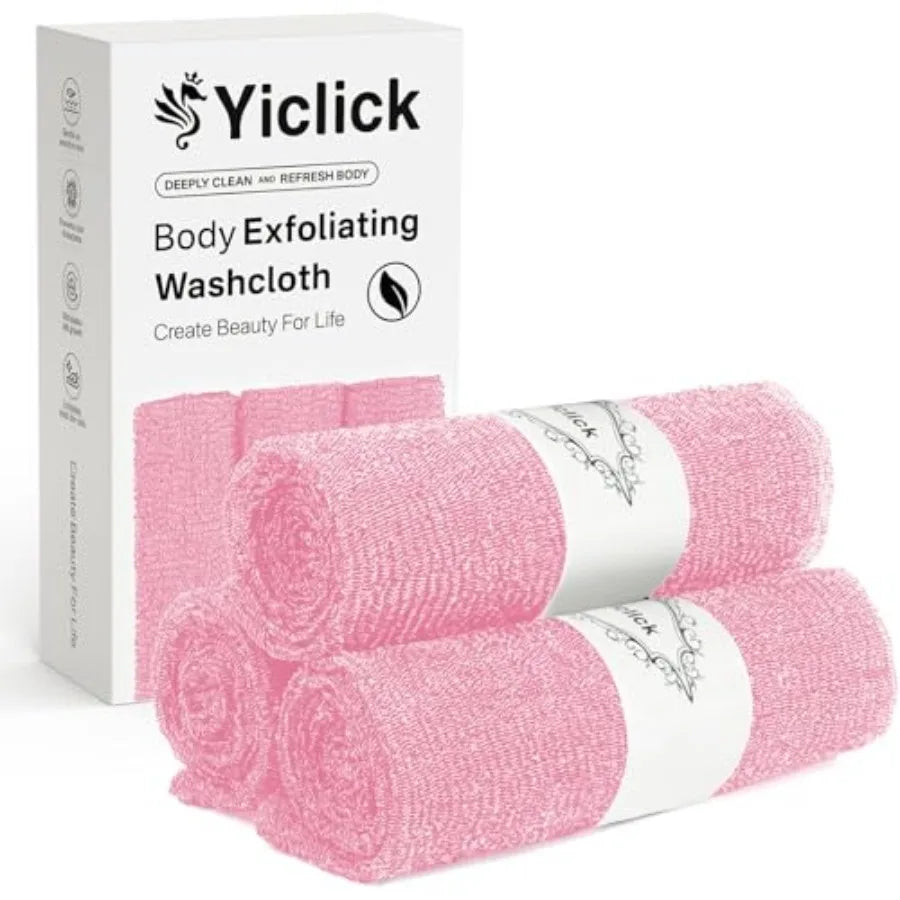 Exfoliating Washcloth Towel For Body And Back Scrubber