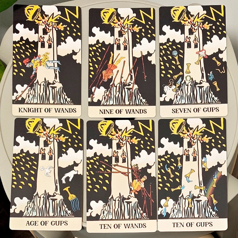 Tower Takeover 79 Card Tarot Deck For Personal Growth