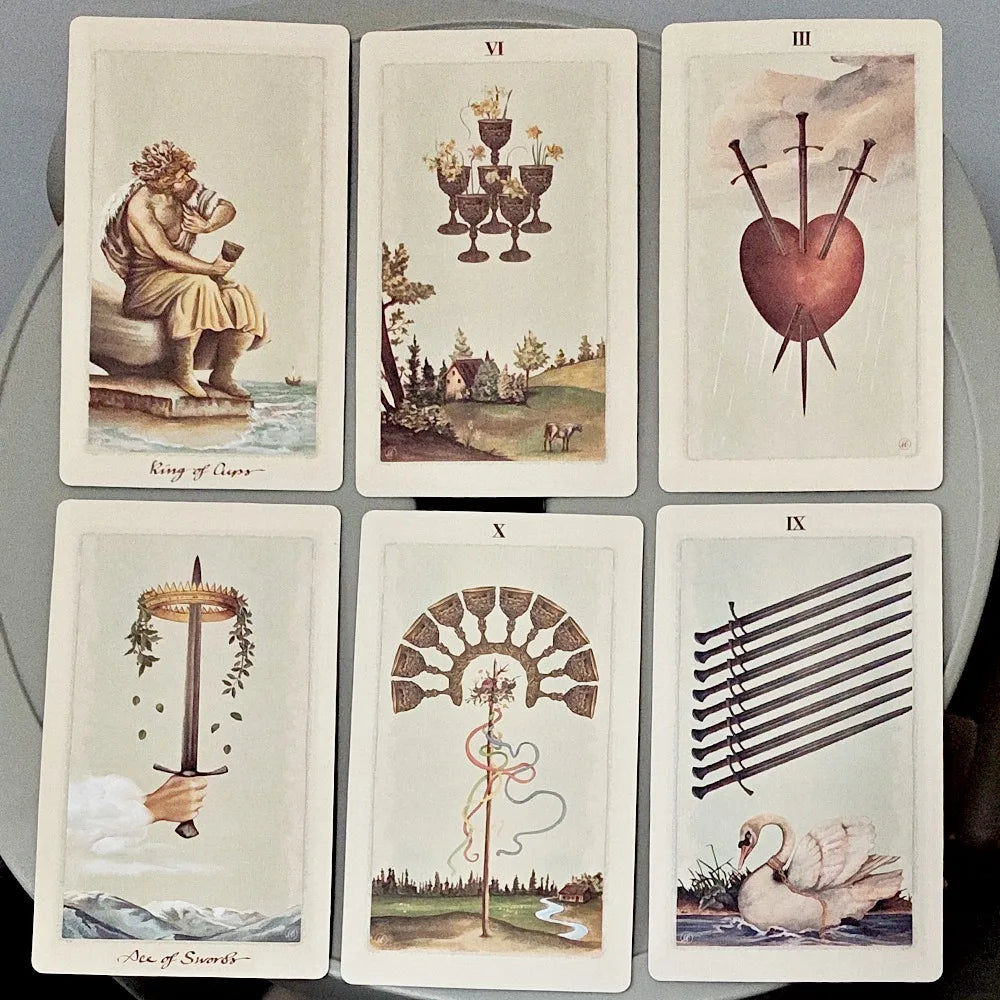 Pagan Otherworlds Tarot with Double Embossed Cards in Rigid Box