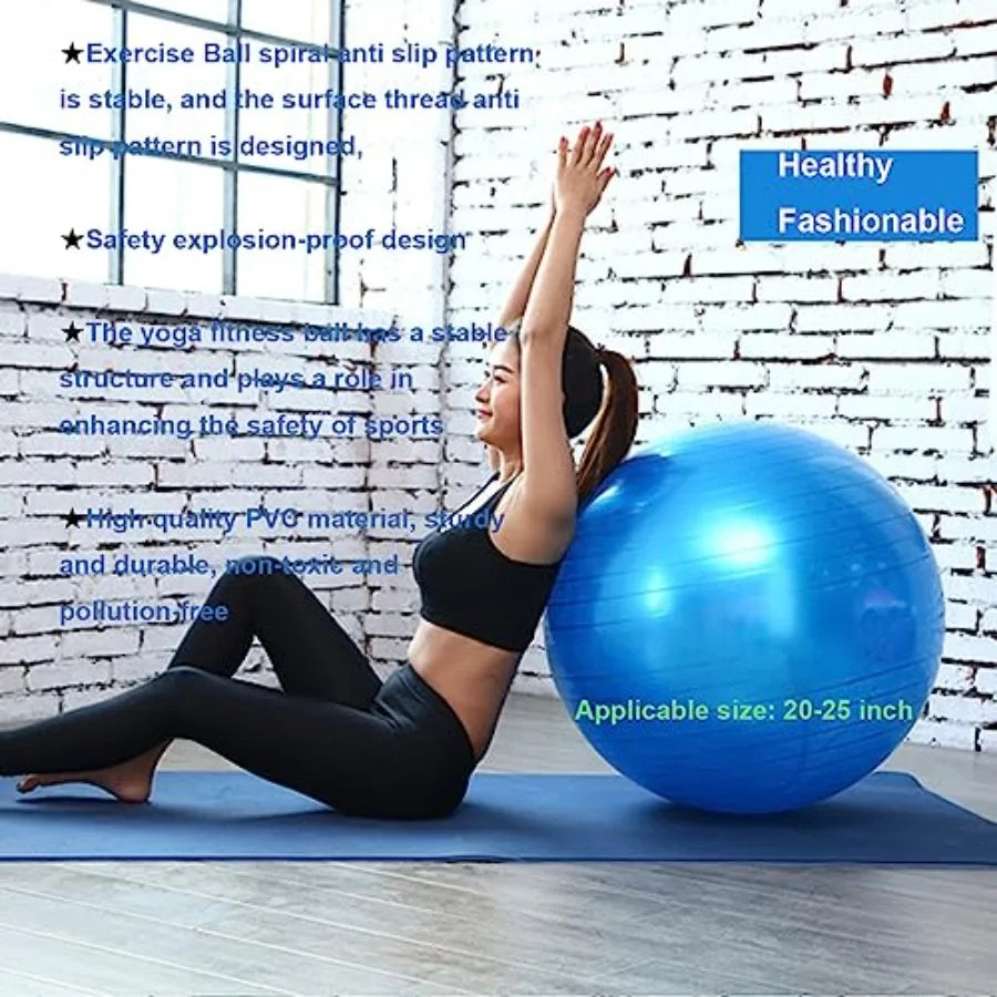 Explosion-Proof Stability Ball With Pump For Exercise And Balance