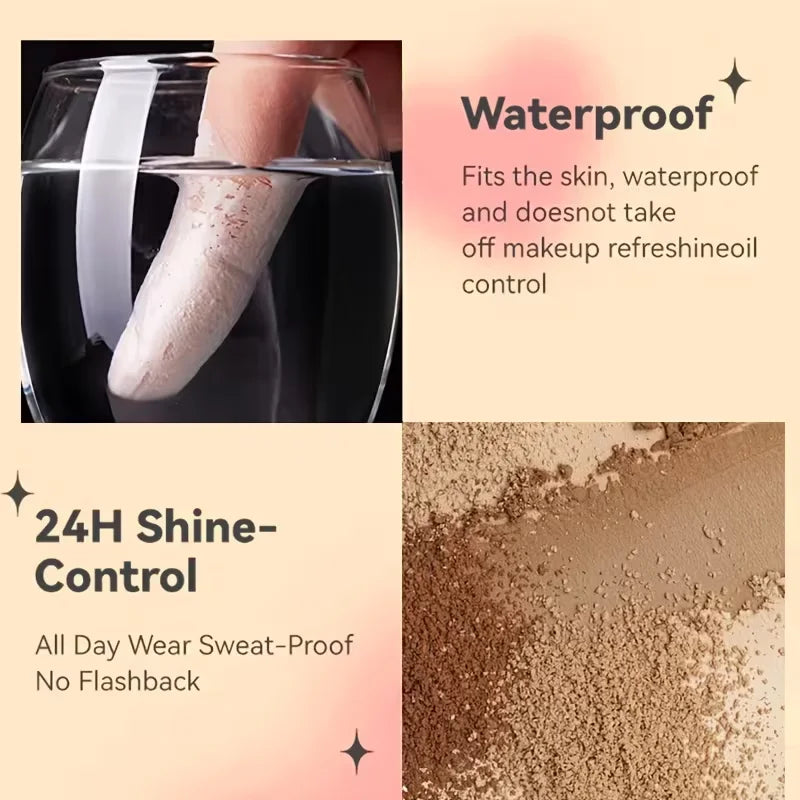 Veronni Loose Setting Powder Oil Control Waterproof Lasting Formula
