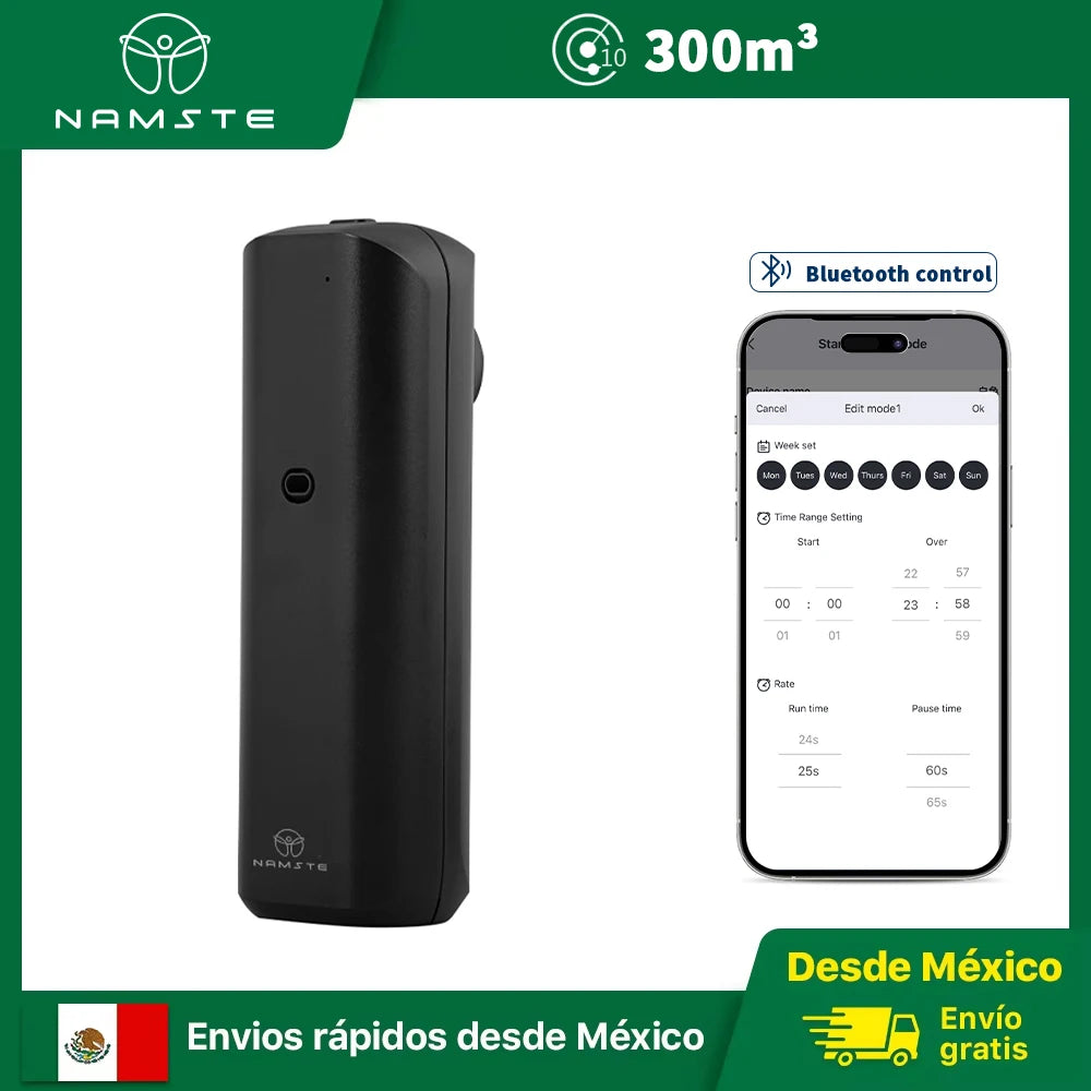 Namste Fragrance Diffuser Smart Bluetooth Wall Plug In 300m3 Coverage