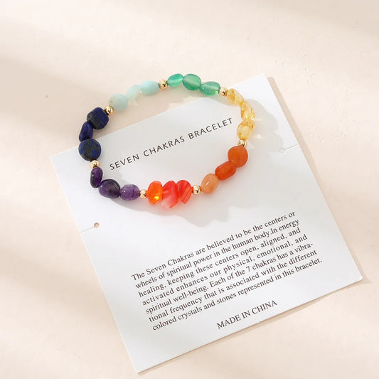 Women's New Natural Stone Seven-Chakra Bracelet