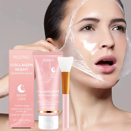 Collagen Overnight Facial Mask With Hyaluronic Acid For Hydration