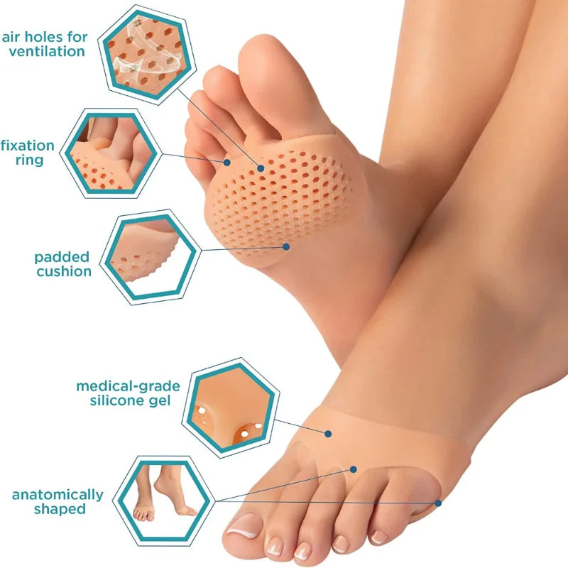 Silicone Gel Toe Separator Hallux Valgus Bunions Foot Care