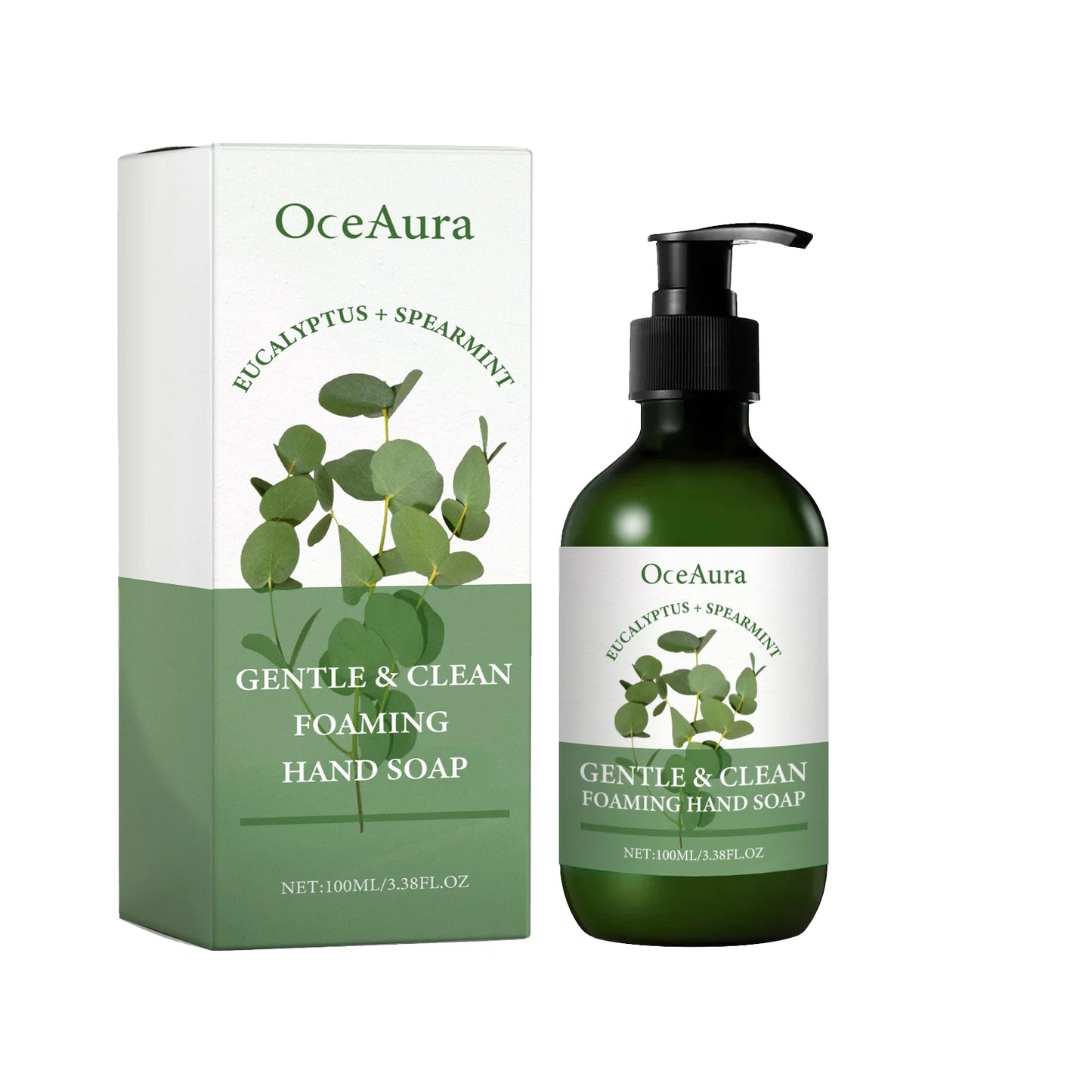 OceAura Eucalyptus Mint Foaming Hand Soap Moisturizing