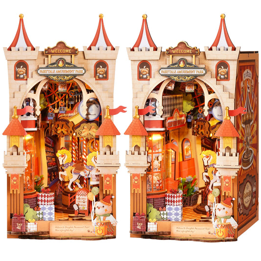 Rolife Fairytale Amusement Park DIY Book Nook Kit With LED