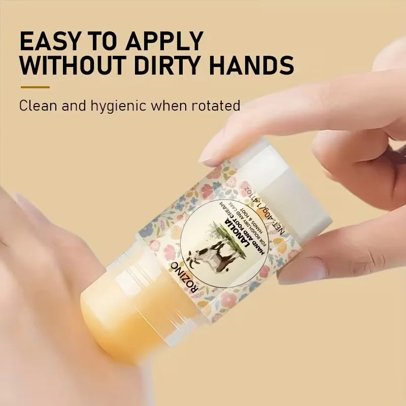 Dry Cracked Foot Cream Stick Portable Hydrating Moisturizing Balm