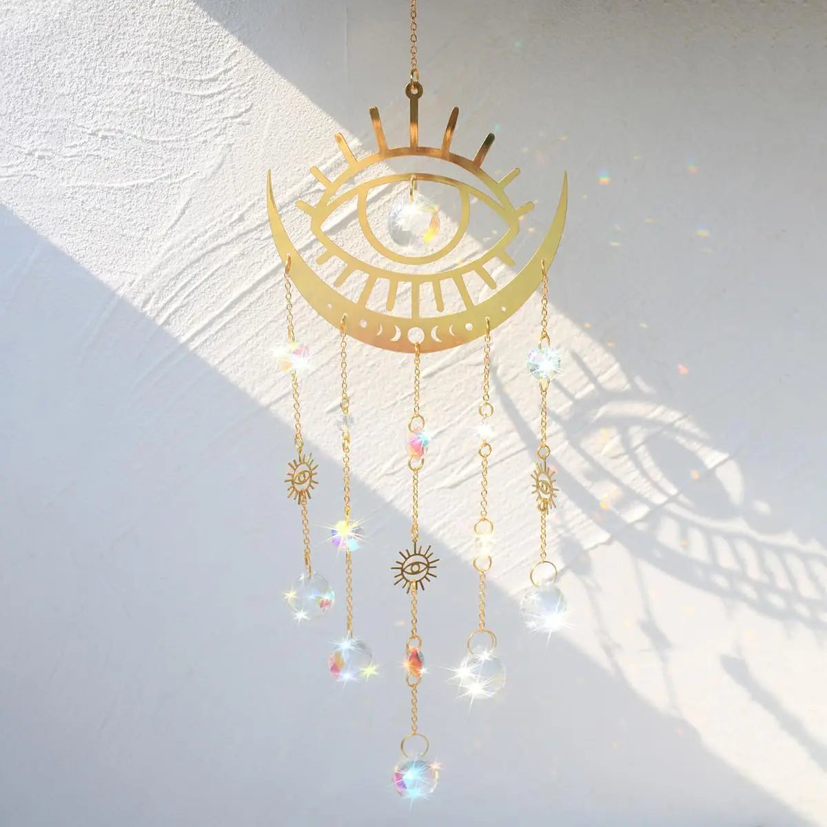 Crystal Ball Wind Chimes With Prisms For Indoor Outdoor Decor