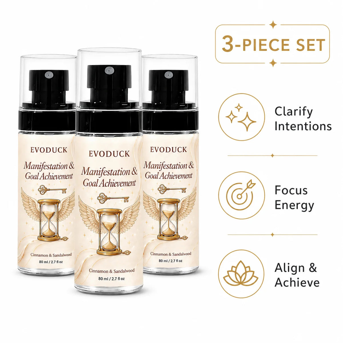 Cinnamon And Sandalwood Aura Room Spray For Home Office Meditation Ritual