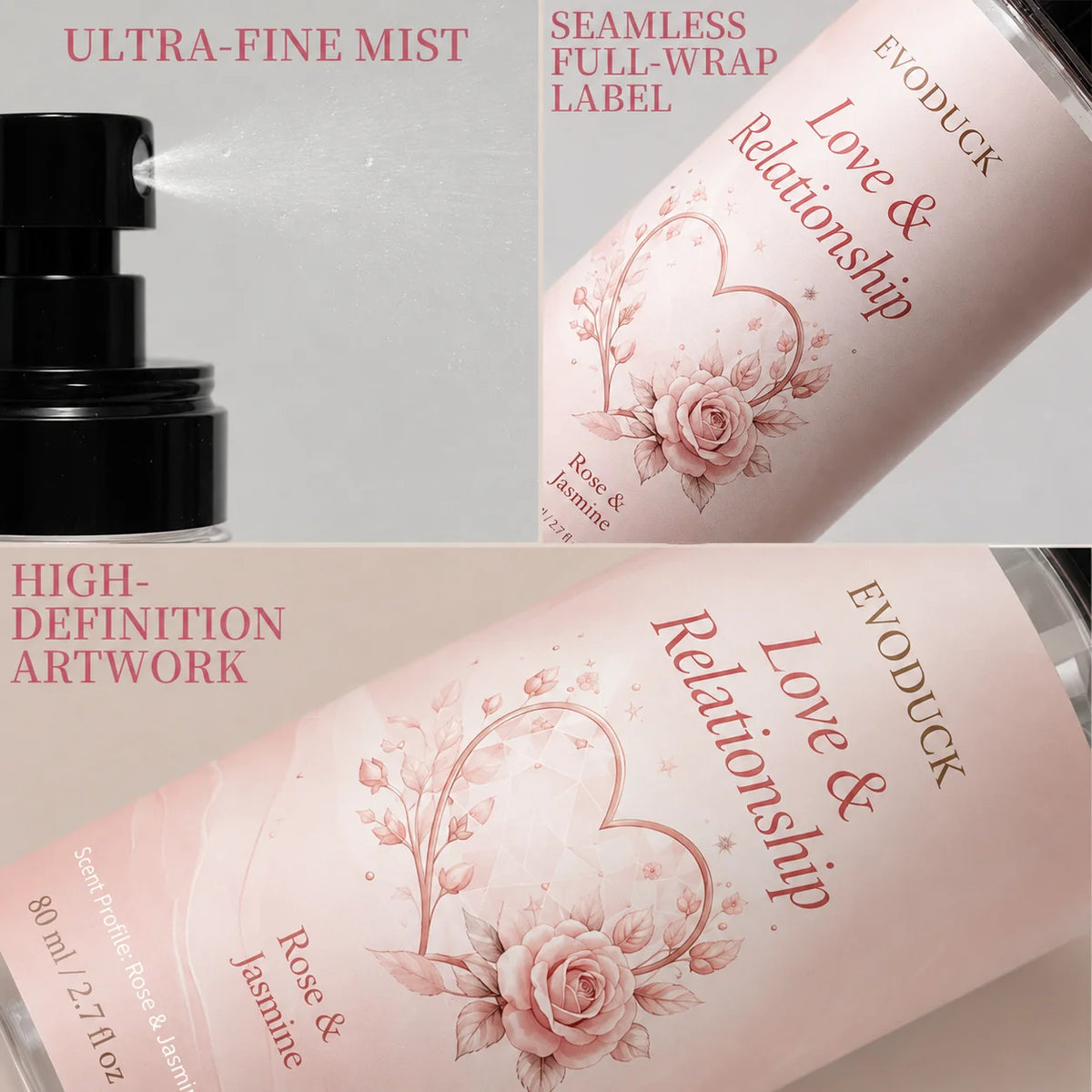 Evoduck Love And Relationship Aura Room Spray Collection
