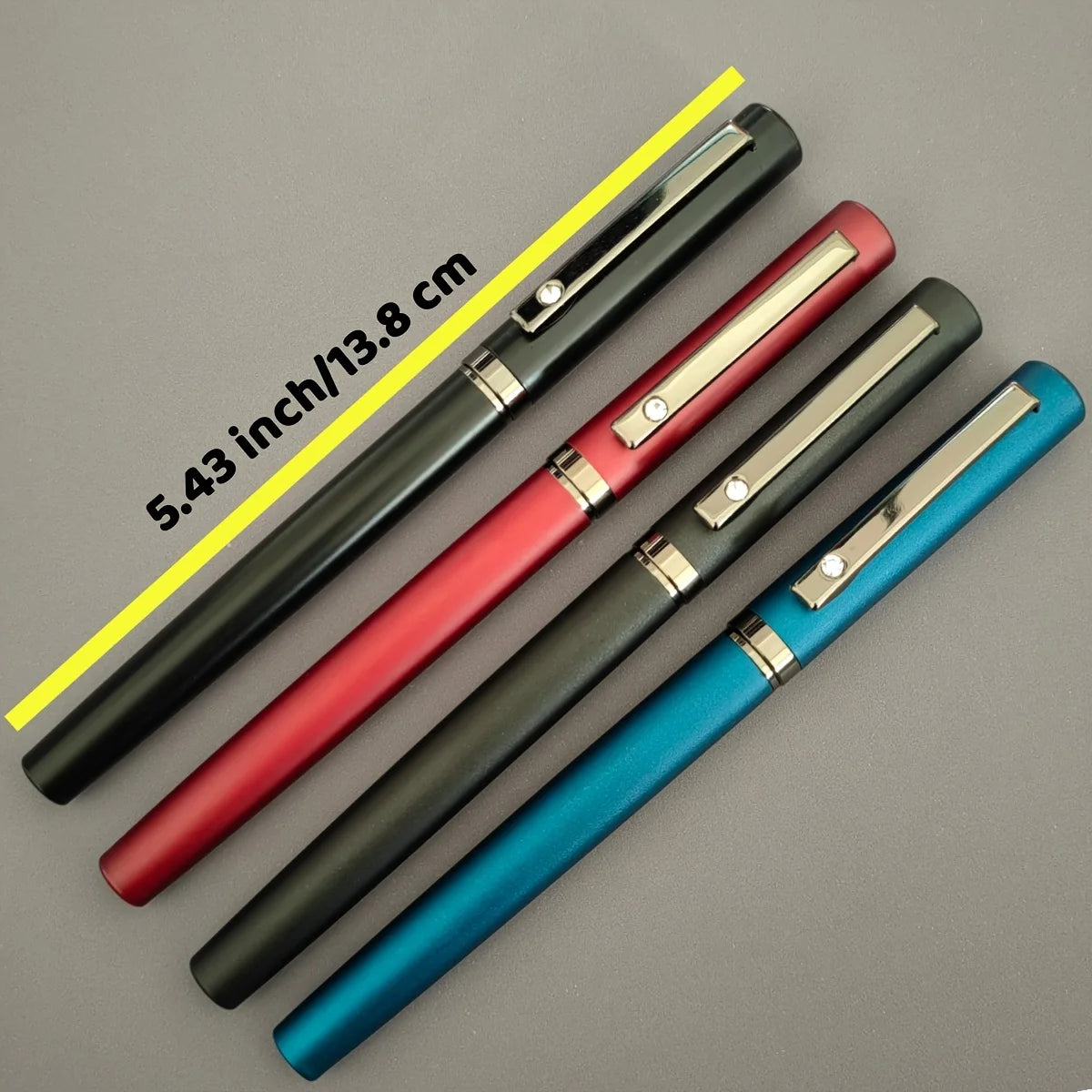 Fountain Pen With 50 Ink Cartridges 0.5mm Fine Nib