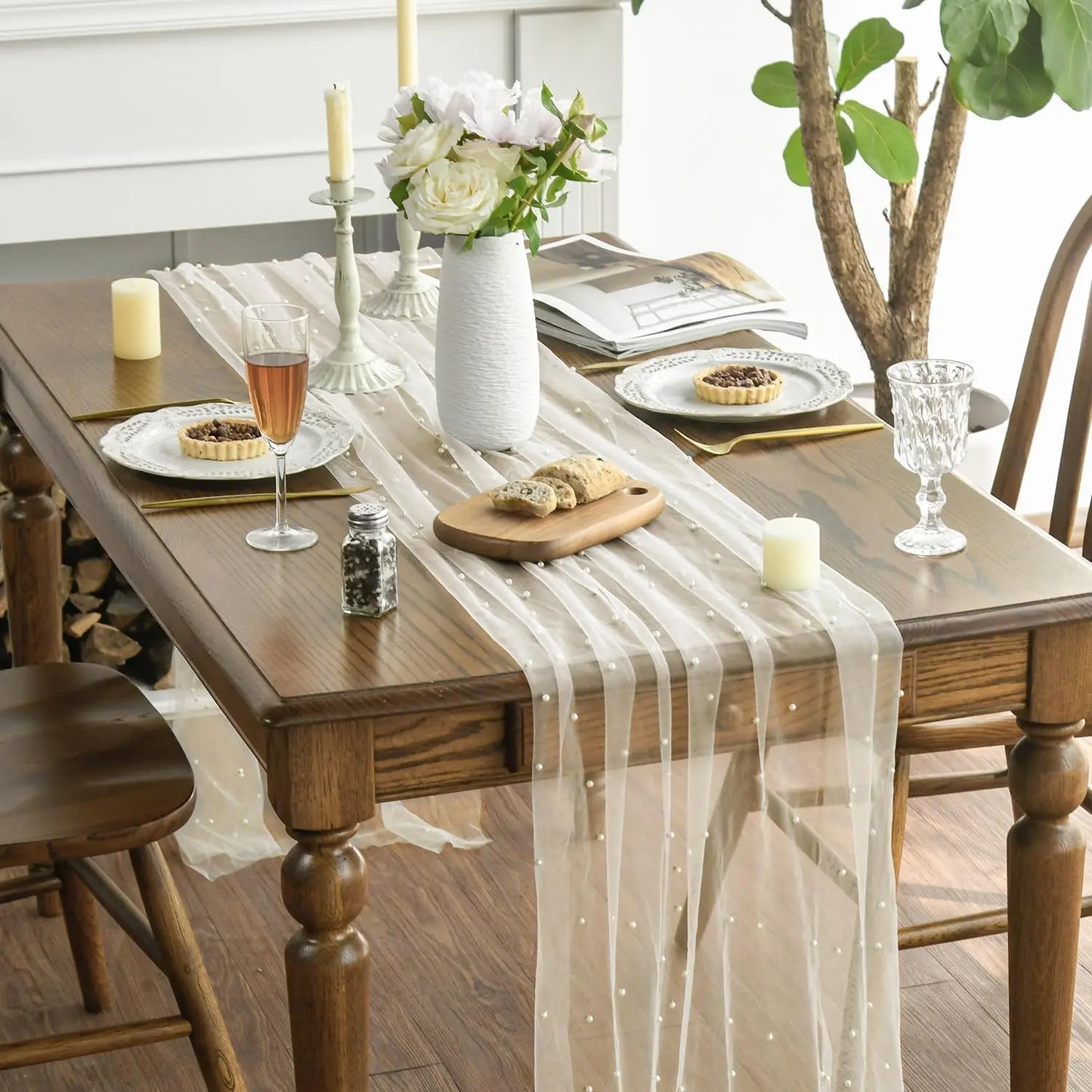 Sheer Gauze Table Runner