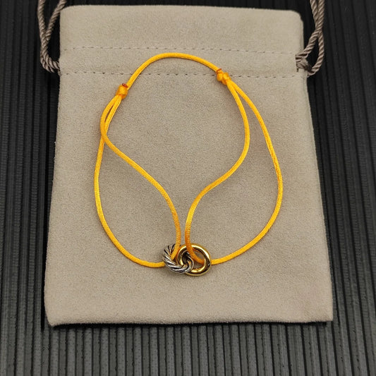 Lexington Double Ring Nylon Rope Bracelet For Men And Women