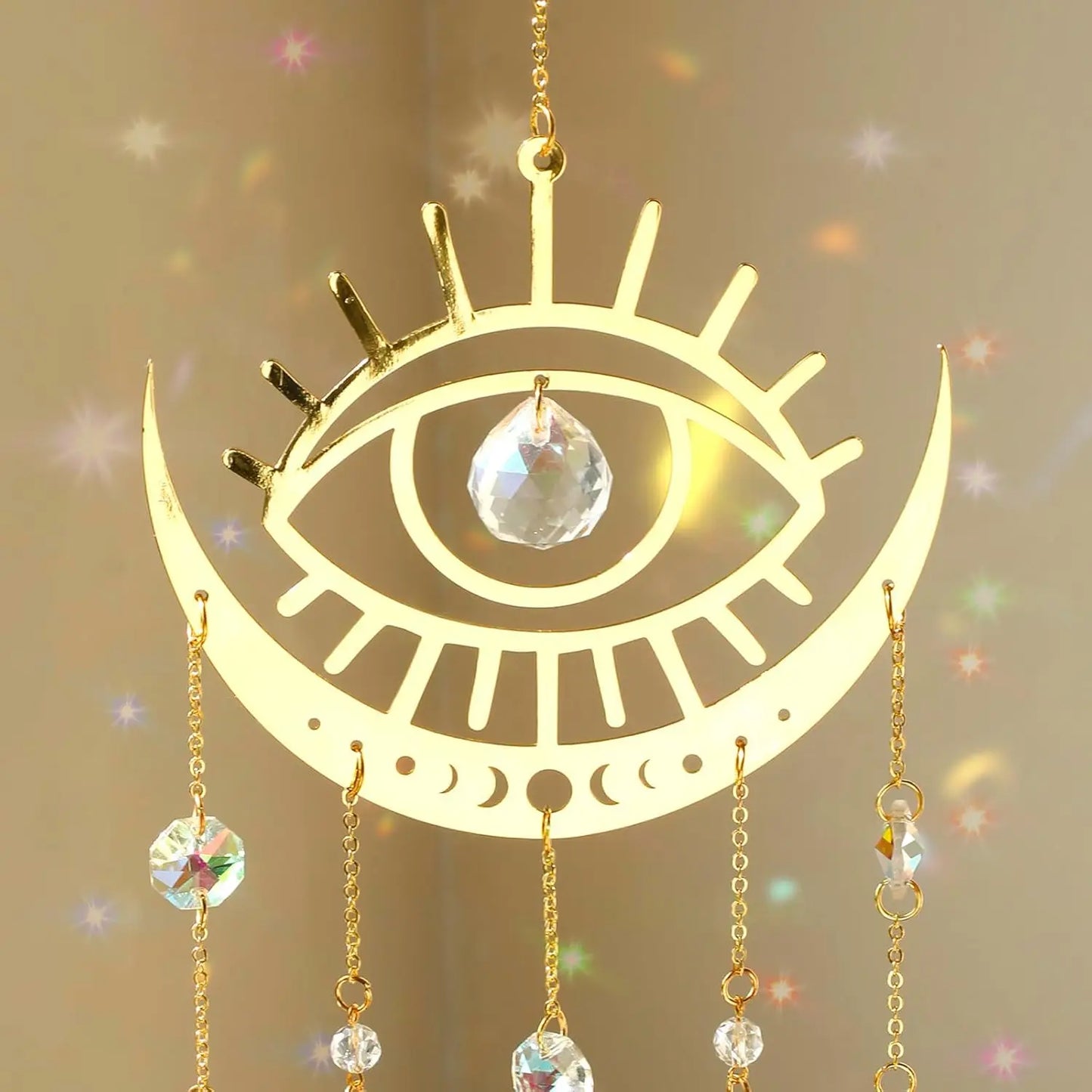 Crystal Ball Wind Chimes With Prisms For Indoor Outdoor Decor