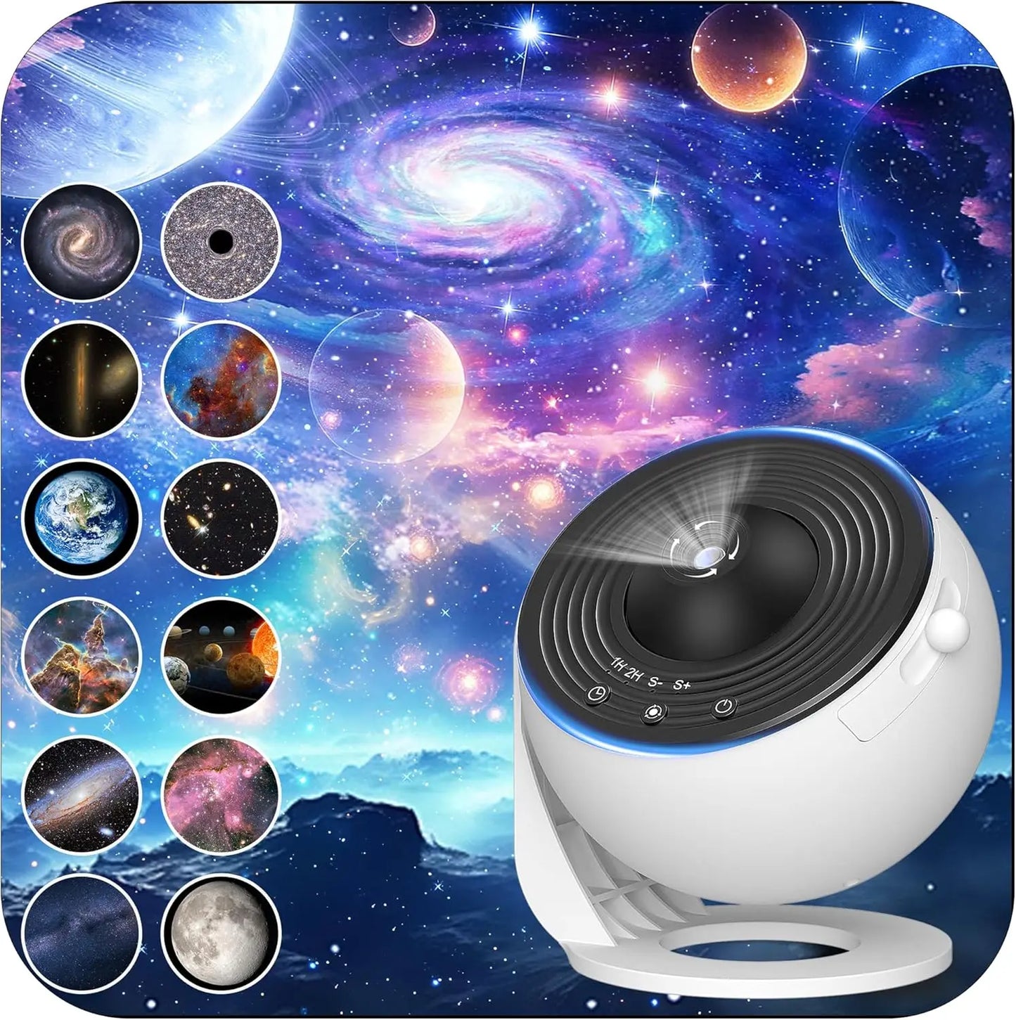 Aiopp Galaxy Projector For Bedroom With HD Star Images