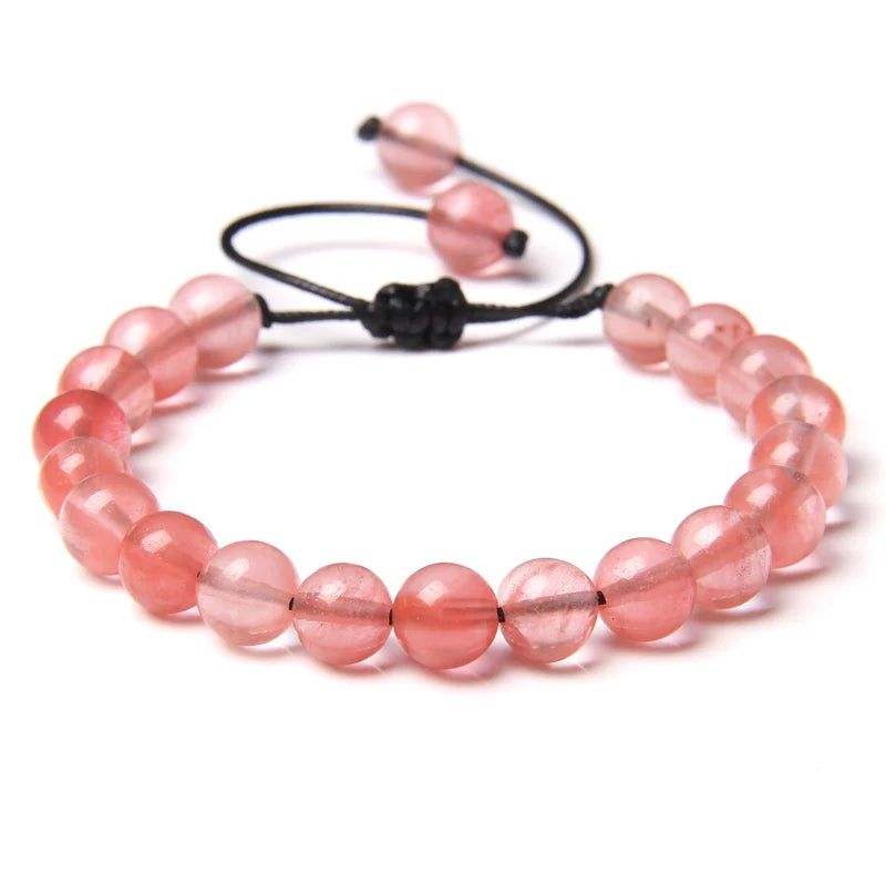 Natural Stone Beaded Wrap-Style Bracelets