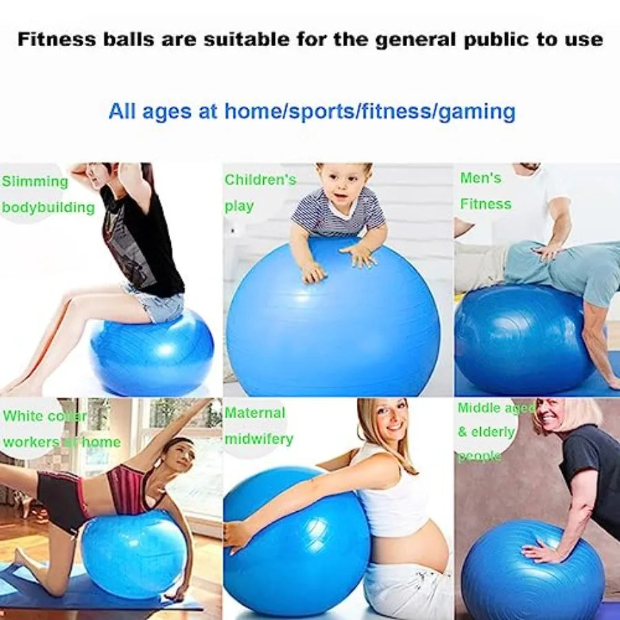 Explosion-Proof Stability Ball With Pump For Exercise And Balance