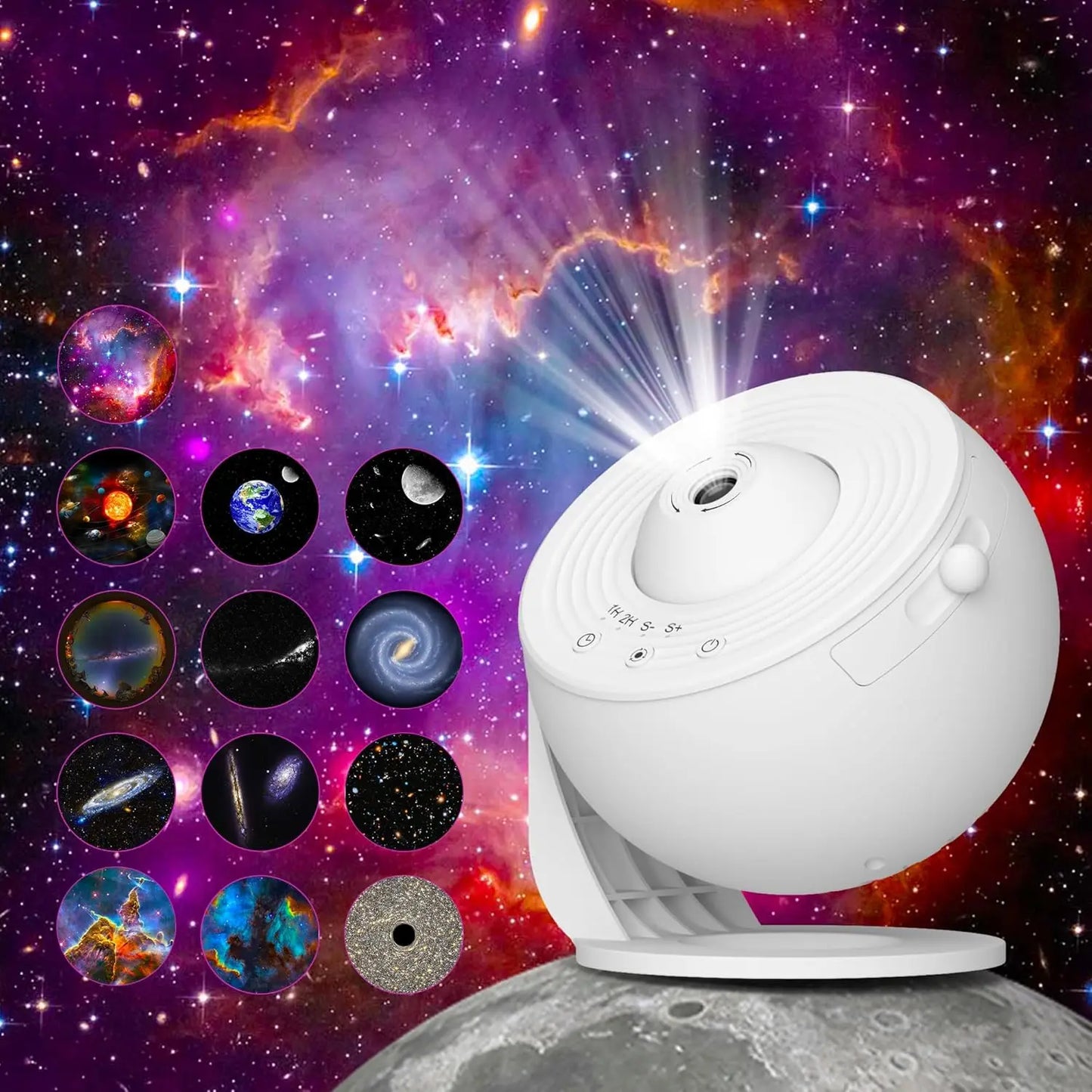 Aiopp Galaxy Projector For Bedroom With HD Star Images