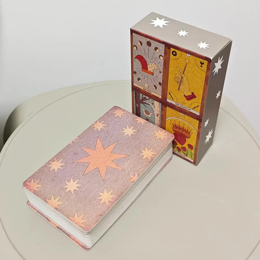 Moon Magic Tarot Deck 78 Vintage Style Divination Cards Set