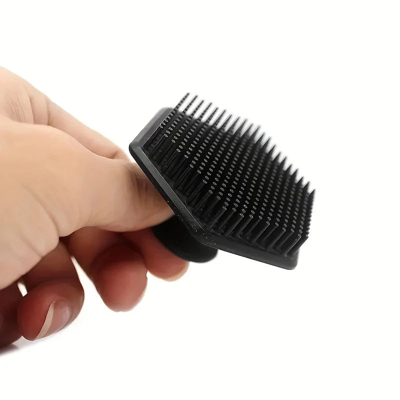 Bath Brush Set 4-Piece Soft Silicone Non-Slip Handle
