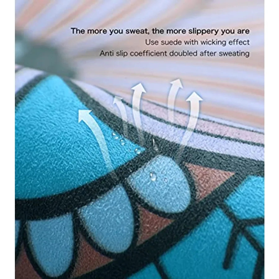 Non Slip Round Yoga Mat For Exercise And Meditation
