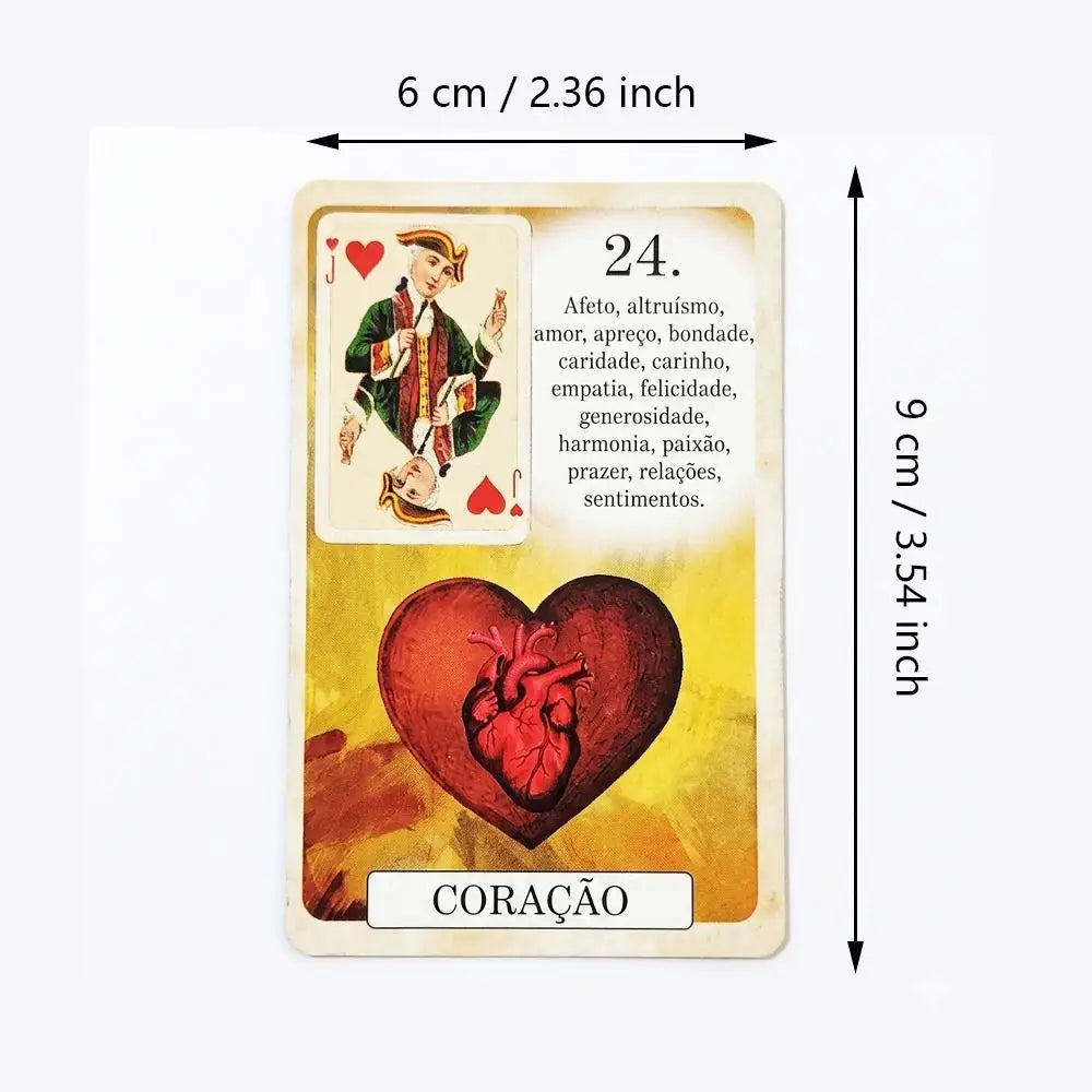 Classique Lenormand Divination Cards For Fortune Telling And Magic Reading