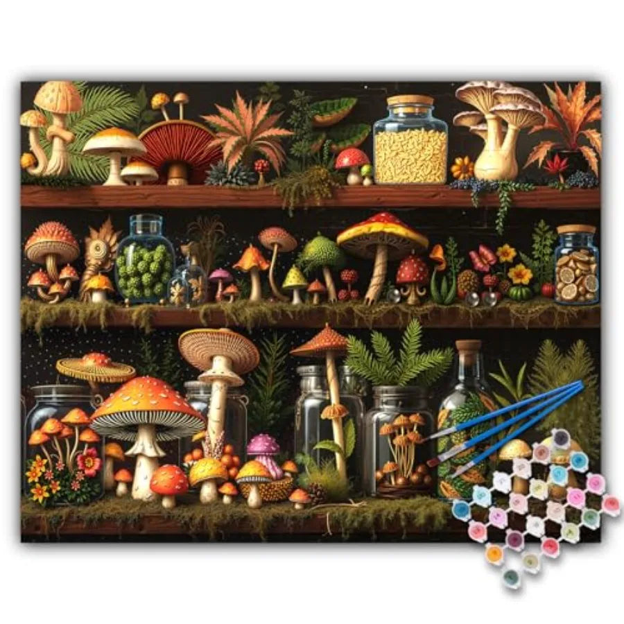 Tree of Life Acrylic Paint by Number Kits on Canvas for Adult Beginners