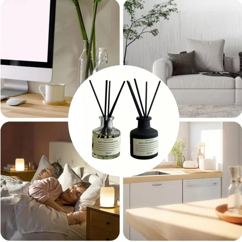 Flameless Reed Diffuser Fragrance Oil Freesia Jasmine for Home