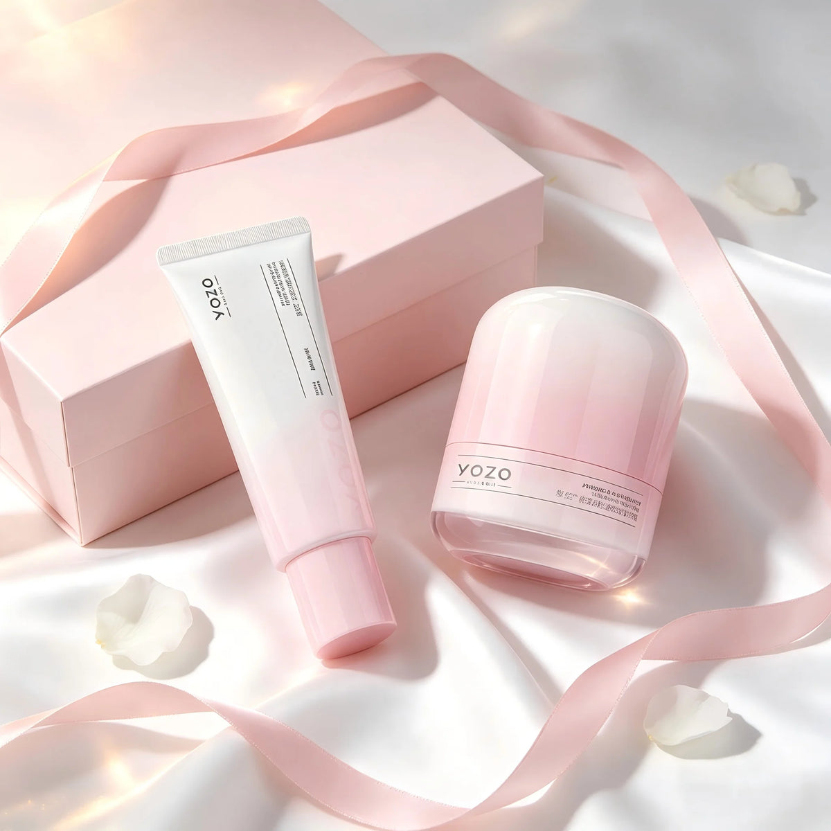 Multi Effect Facial Skincare Set With Cleanser And Moisturizer