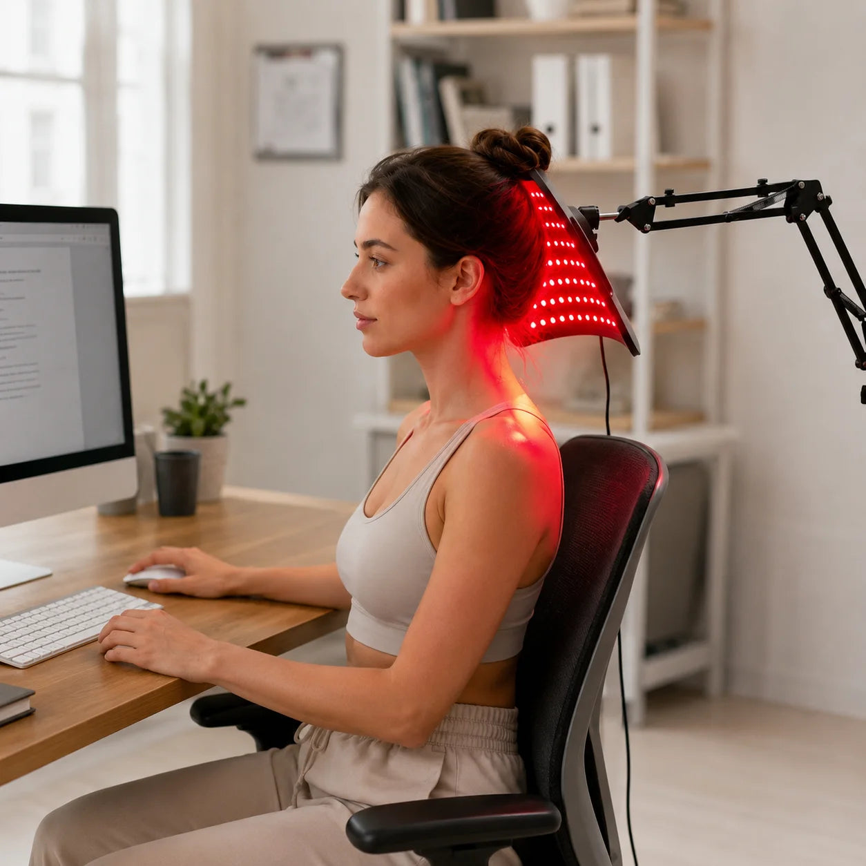 Near Infrared Light Therapy Panel 660nm 850nm With Adjustable Stand