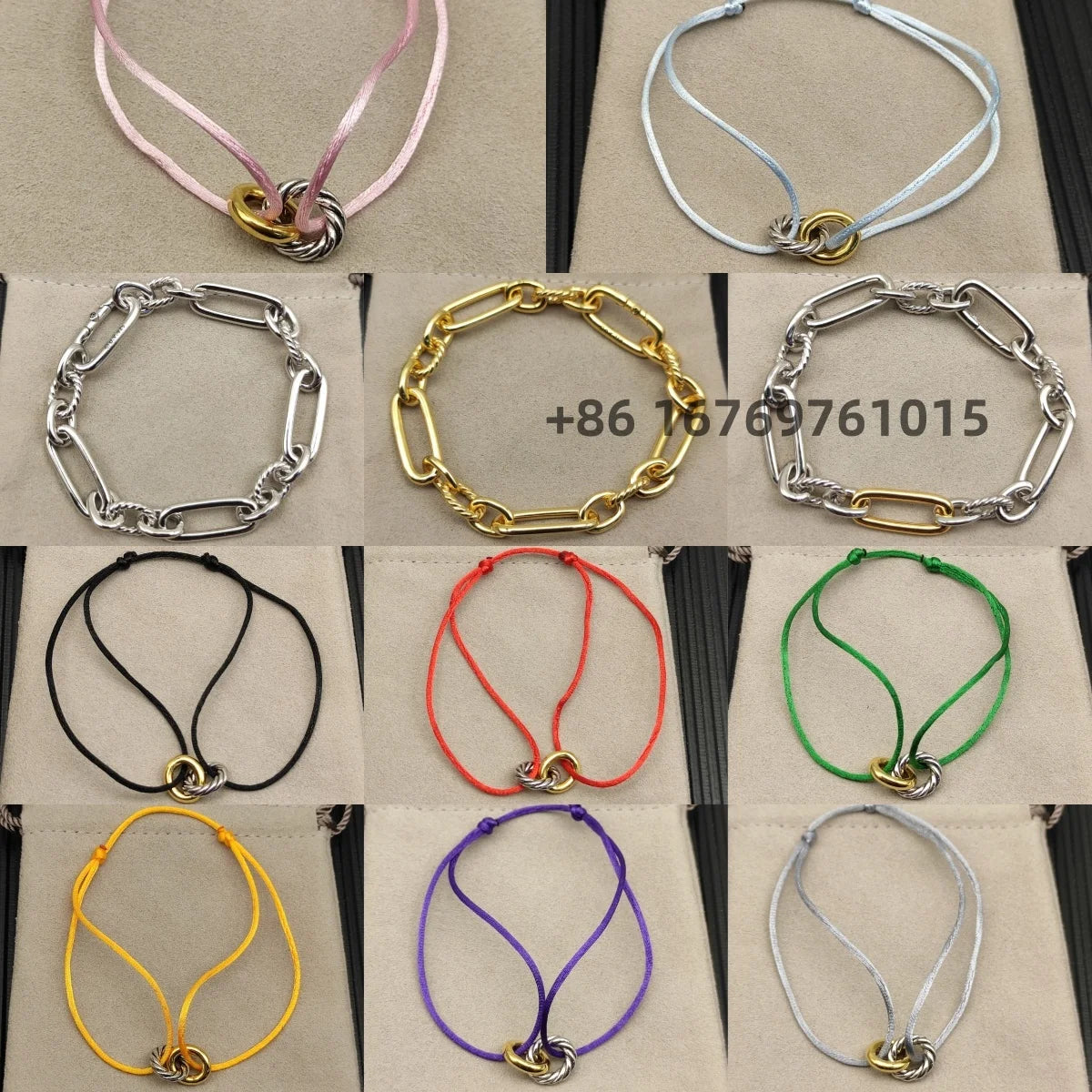 Lexington Double Ring Nylon Rope Bracelet For Men And Women