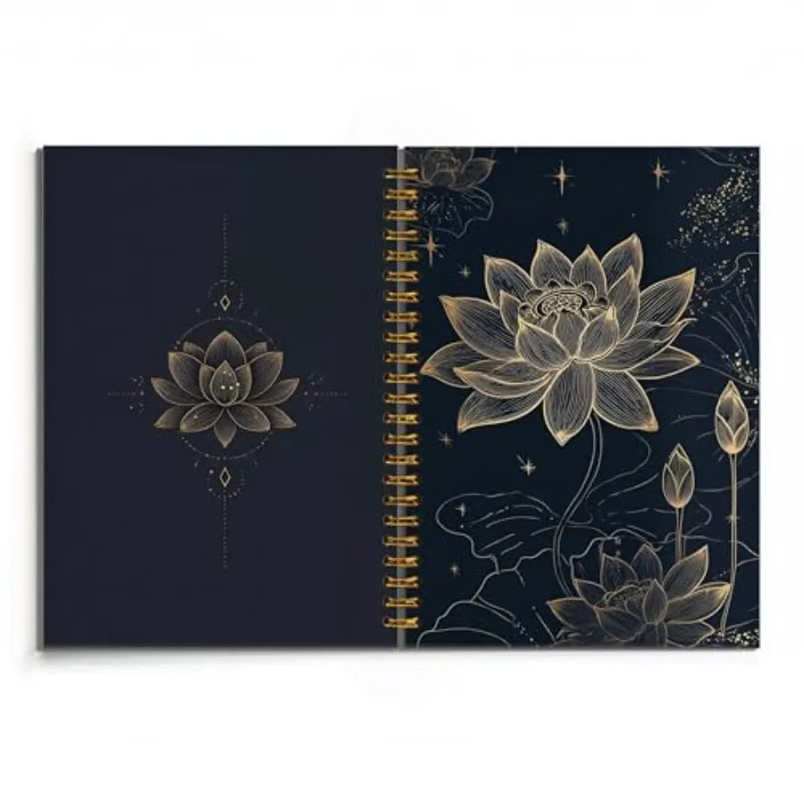 Lotus Meditation Journal For Mindfulness And Spiritual Inspiration