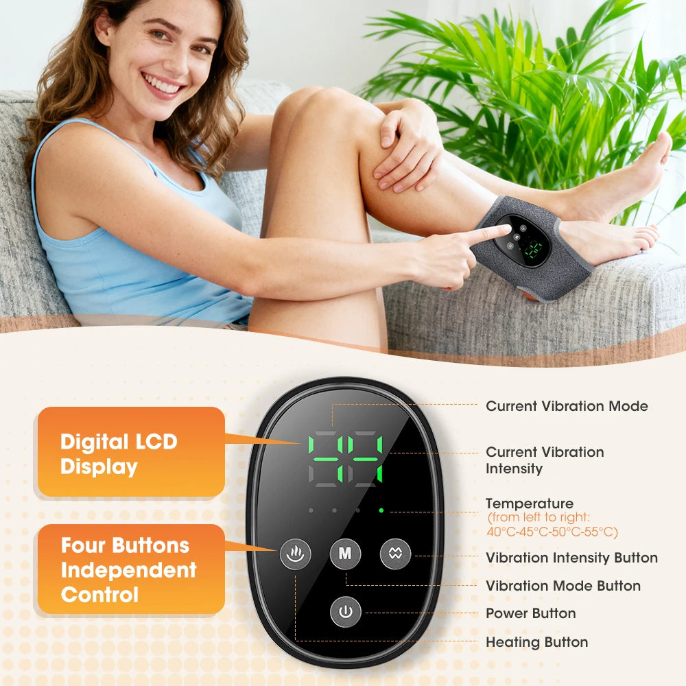 PASTSKY Cordless Heated Foot Massager With 4 Heat Levels